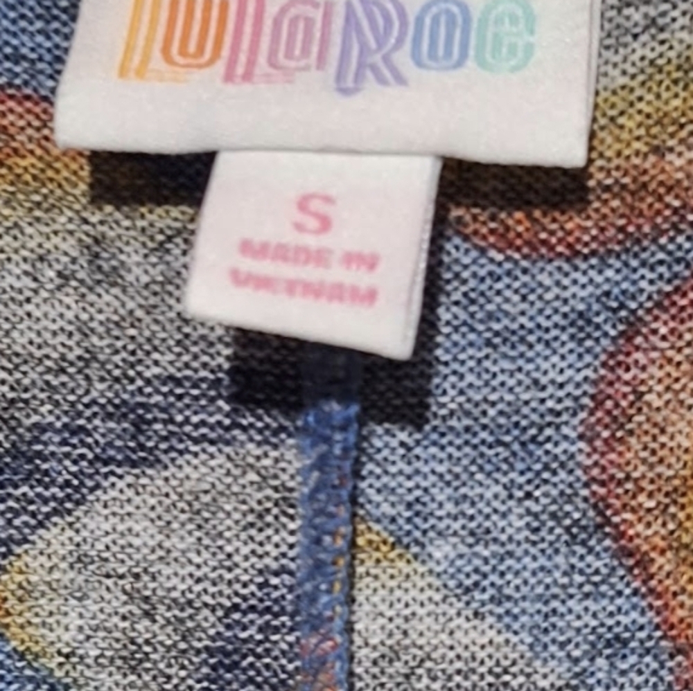LuLaRoe Multicolor Abstract Cardigan - Picture 3 of 3